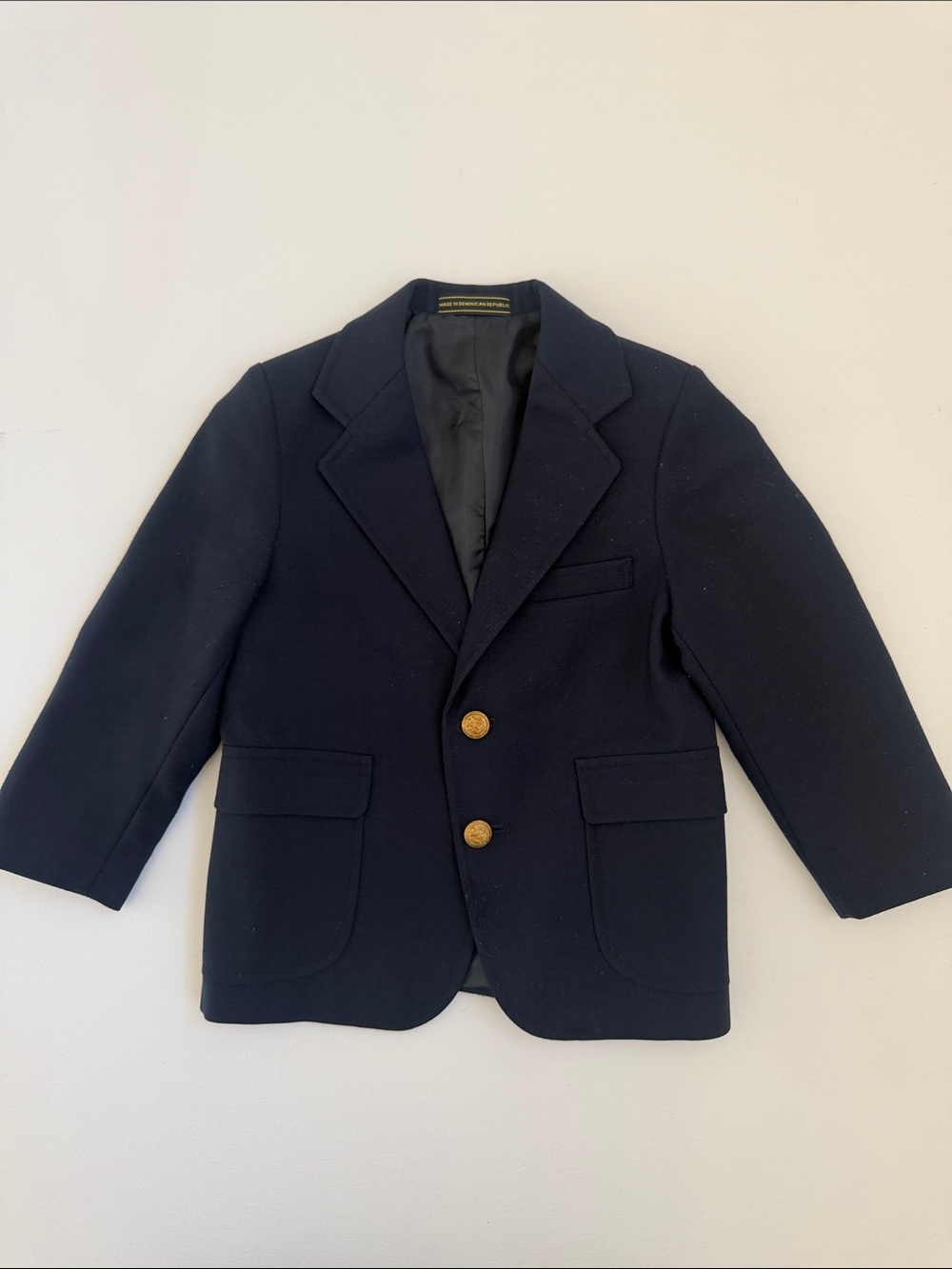 Nordstrom Navy Boys Size 5 Blazer Gold buttons